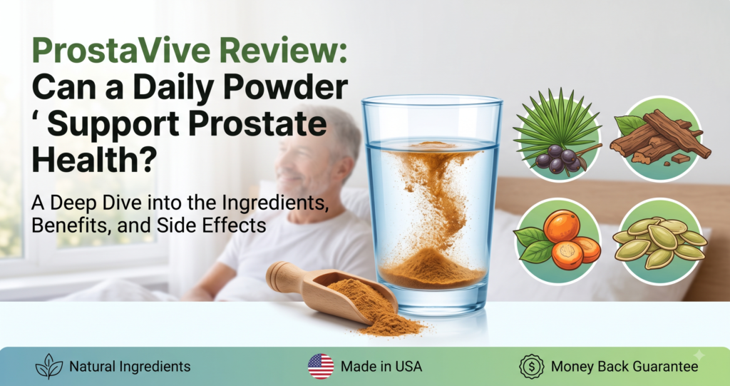 ProstaVive Review: Can a Daily Powder Support Prostate Health