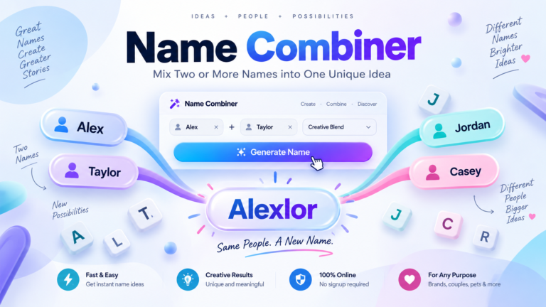 name combiner | name combiner for couple | 3 name combiner